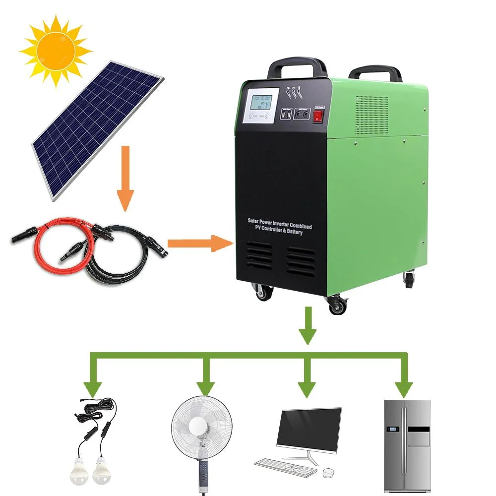 Bank Powers with Solar Panel 300W 500W 1000W 2000W Portable Power Stations 5kw Solar Generator Pure Sine Wave Portable Solar Generator