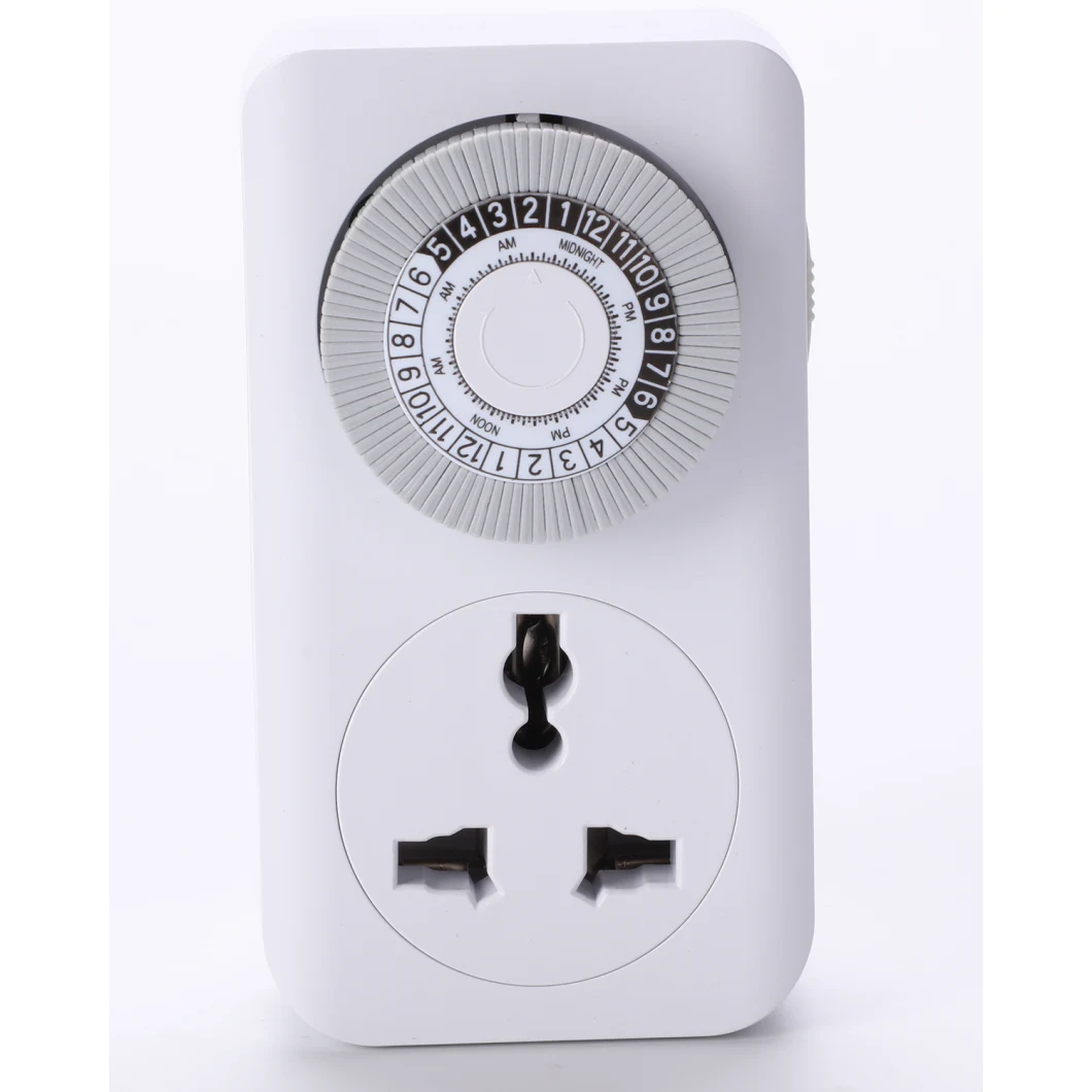 24h Mini Mechanical Timer Switch, Daily Timer Socket