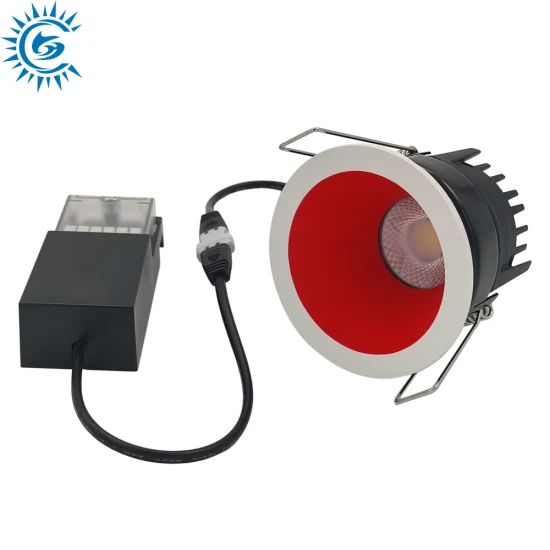 OEM 5W 6W 7W 8W 10W 3CCT Interior regulable impermeable IP65 Firerated LED COB Spotlight LED Downlight