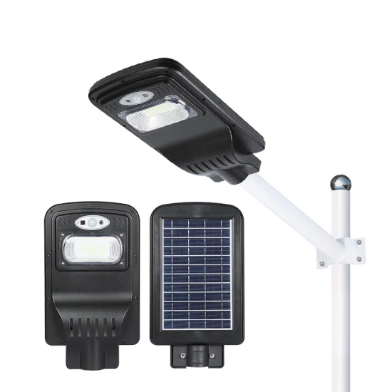 2 años de garantía de alta calidad IP65 impermeable al aire libre 20W 40W 60W 80W todo en uno luces de calle LED solares